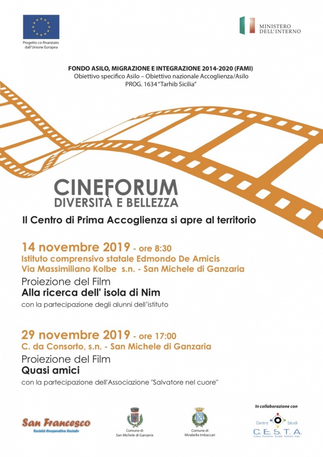 Cineforum diversità e bellezza al CPA “Tarhib Sicilia” 