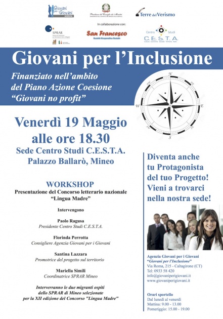 Presentazione del Concorso letterario nazionale "Lingua madre"