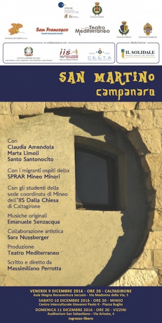 Lo spettacolo "San Martino campanaro" in scena a Caltagirone, Mineo e Vizzini