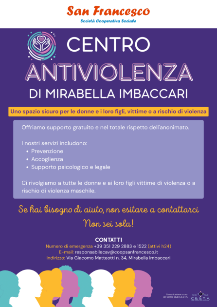 Centro Anti Violenza di Mirabella Imbaccari: un presidio contro la violenza di genere